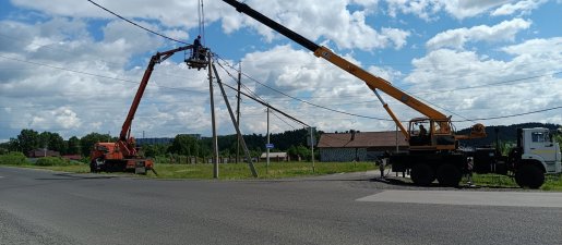 Монтаж опор и линий электропередач. Услуги спецтехники стоимость услуг и где заказать - Рассказово