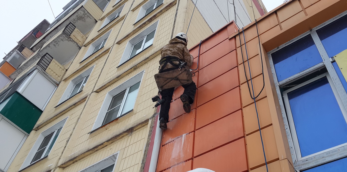 Услуги промышленных альпинистов для высотных работ в Петровском