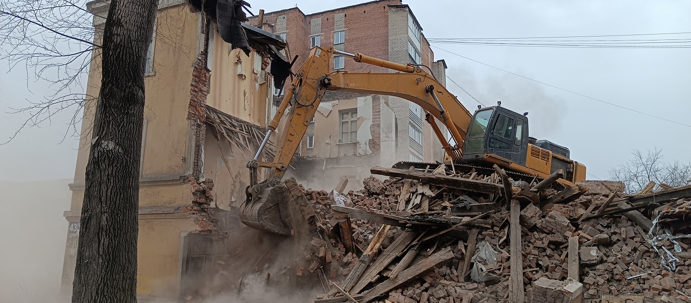 Услуги по сносу и демонтажу старых домов, строений и сооружений в Тамбове