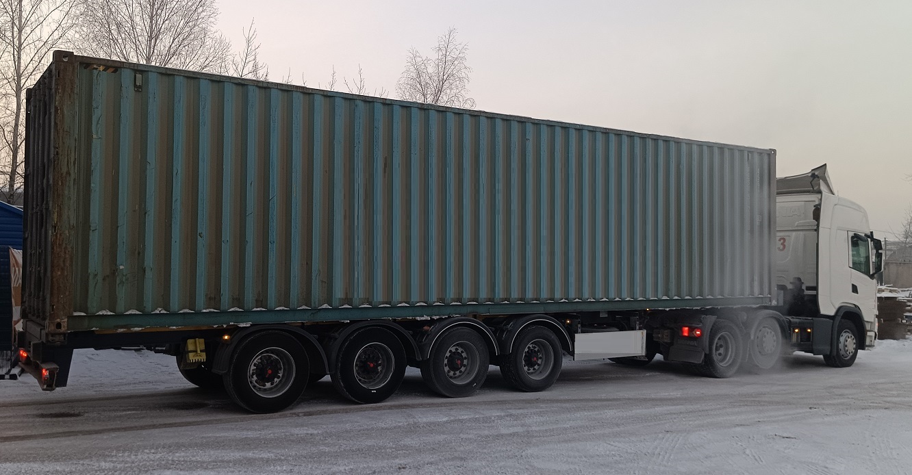 Контейнеровоз для перевозки контейнеров 20 и 40 футов в Бондарях